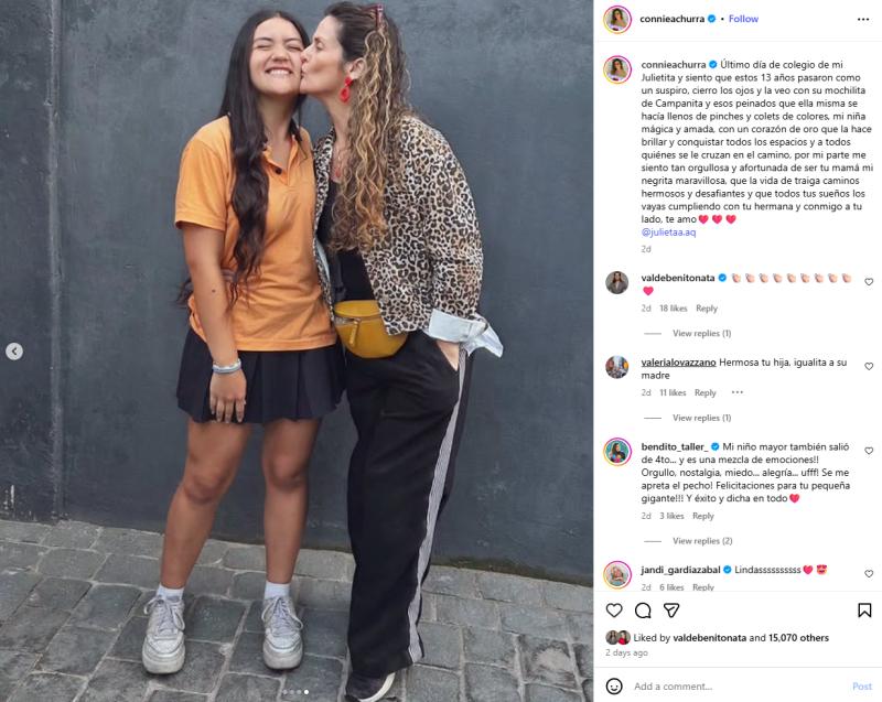 Connie Achurra y su hija | Instagram