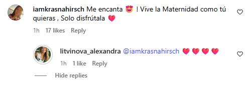 Novia de Alexis Sánchez respondiendo comentarios | Instagram