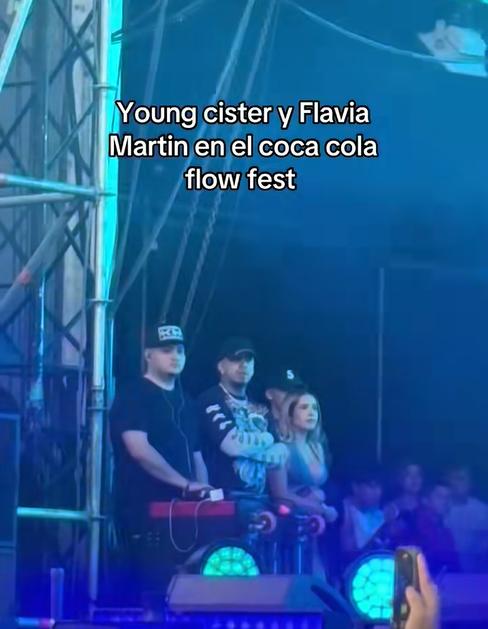 Young Cister estuvo junto a la conocida influencer en el Festival - Tiktok