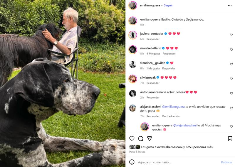 Emilia Noguera recordó a su padre Tito Noguera con especial fotografía - Instagram