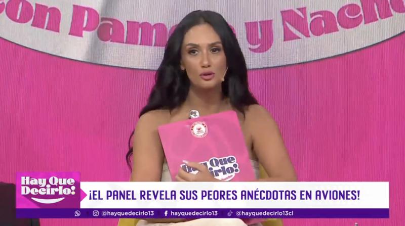 Pamela Díaz revela terrible experiencia en un avión.