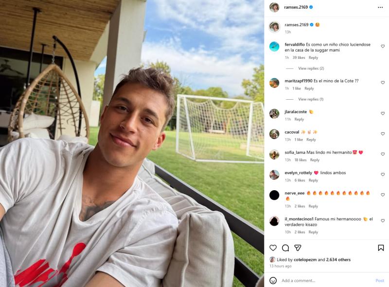 Pareja de Coté López | Instagram