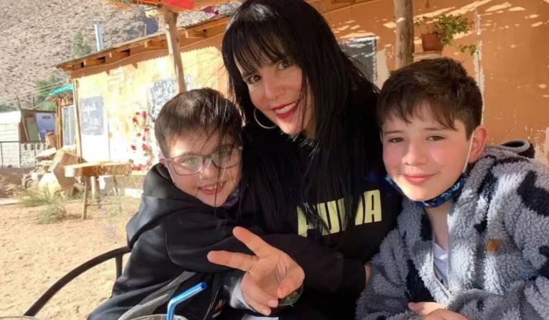 Hijos menores de Anita Alvarado