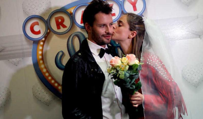 Marcela del Valle y su esposo José Palma