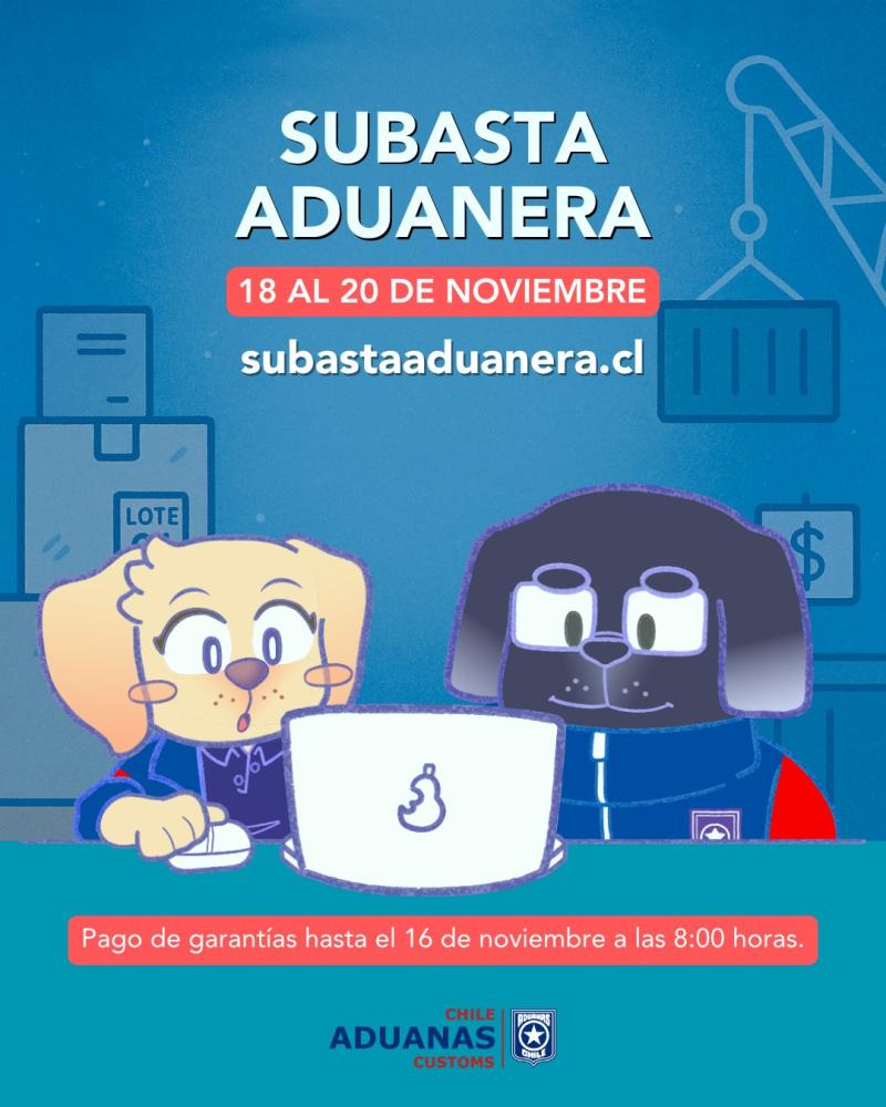 Subasta aduanera - Aduanas de Chile