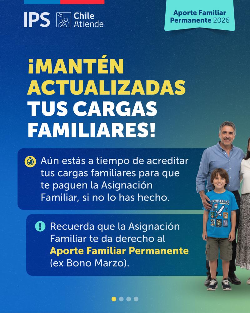 Así puedes acreditar cargas para la Asignación Familiar: es requisito para recibir Bono Marzo