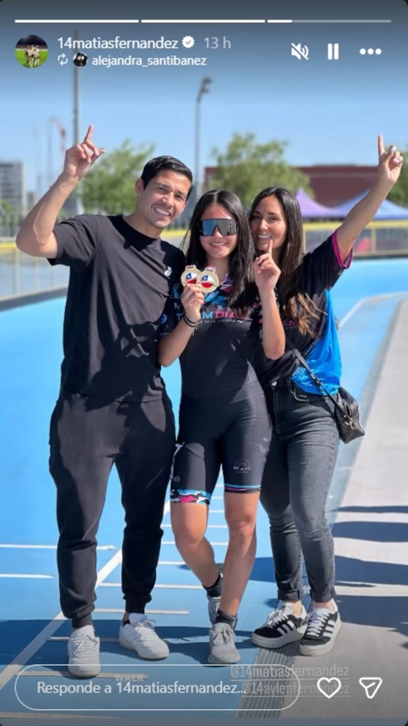 Matías Fernández y su hija | Instagram