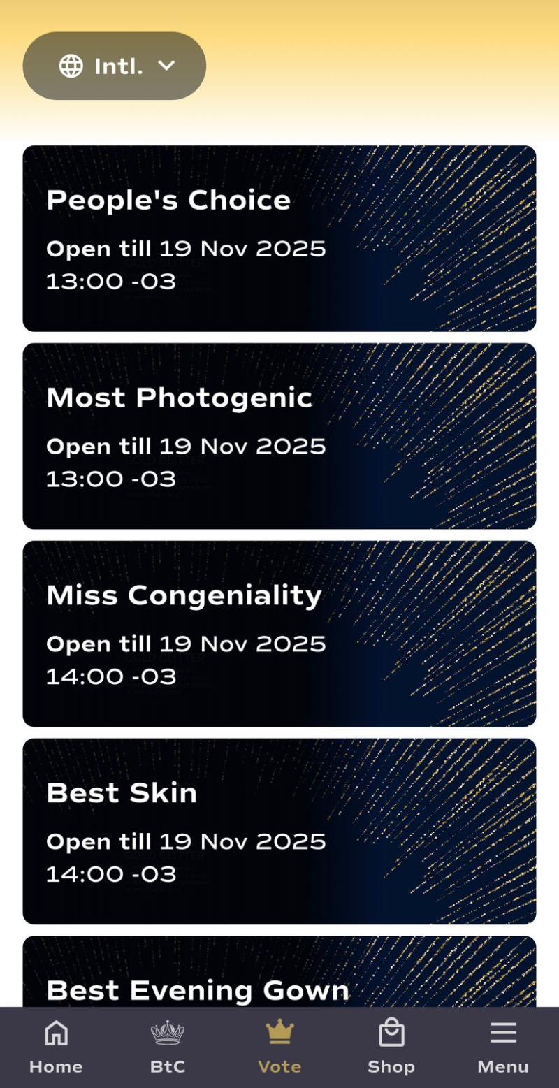 Vota por Inna Moll para el Miss Universo 2025