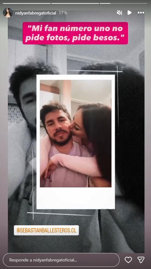 Nidyan Fabregat junto a su nueva pareja - Instagram