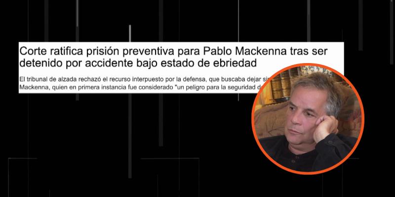 Pablo Mackenna recordó el momento en que fue detenido. Créditos: 13C