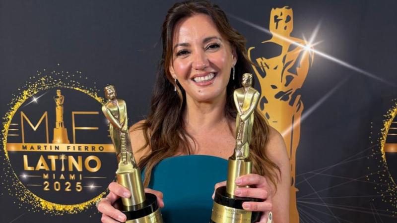 Priscilla Vargas en los Premios Martín Fierro Latino 2025