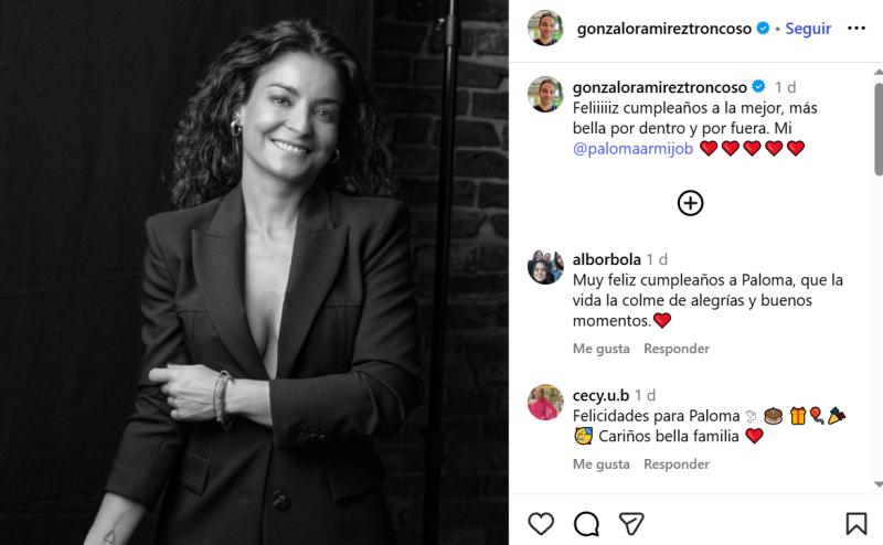 Esposa de Gonzalo Ramírez | Instagram