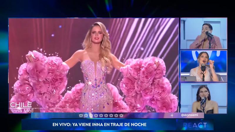 El deslumbrante vestido de Inna Moll en el Preliminar del Miss Universo