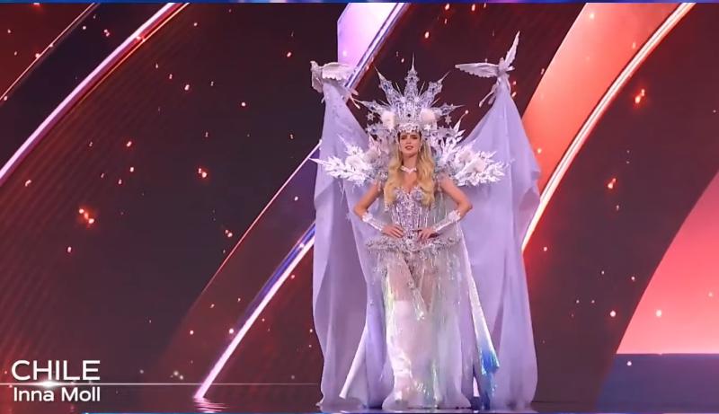 El increíble vestido que utilizó Inna Moll en el preliminar del Miss Universo 2025 - React