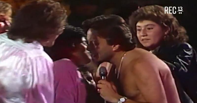 Roberto Vander en Teletón, 1988