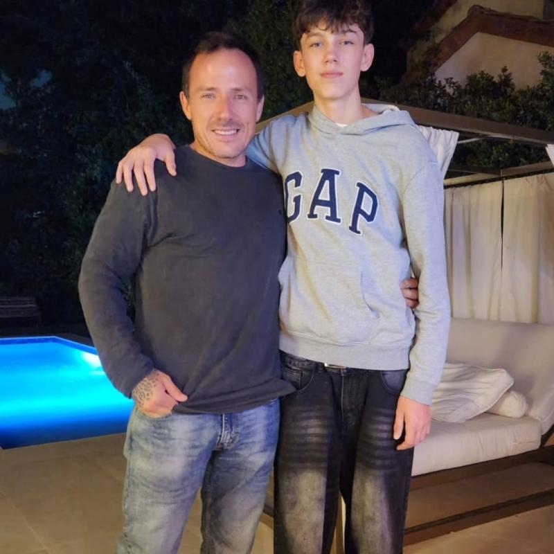 Gonzalo Egas y Noah, hijo de Wilma González | Instagram