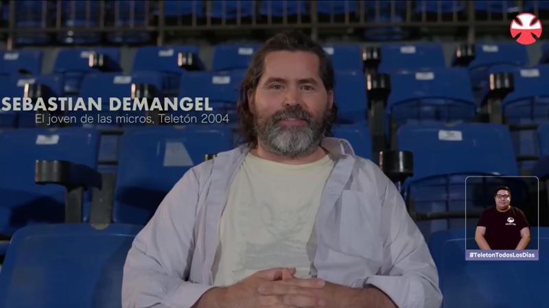 Sebastián Demangel, el hombre cuyo marcó una antigua edición de la Teletón