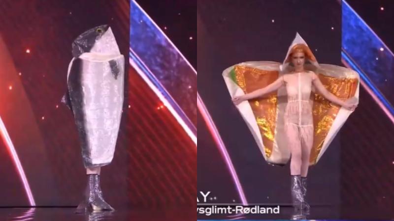 Traje Miss Noruega en el Miss Universo