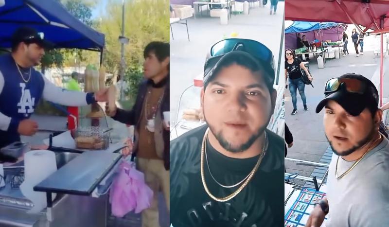 Venezolano agredido por mujer chilena.