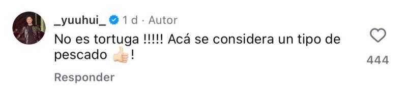 Respuesta de Yuhui Lee - Instagram