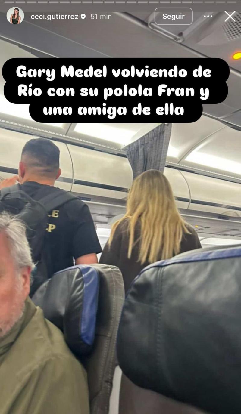 Cecilia Gutiérrez expuso a Gary Medel - Instagram