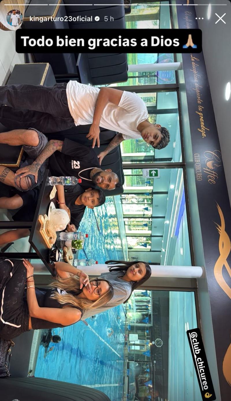 La emotiva imagen que compartió Arturo Vidal junto a Marité Matus - Instagram