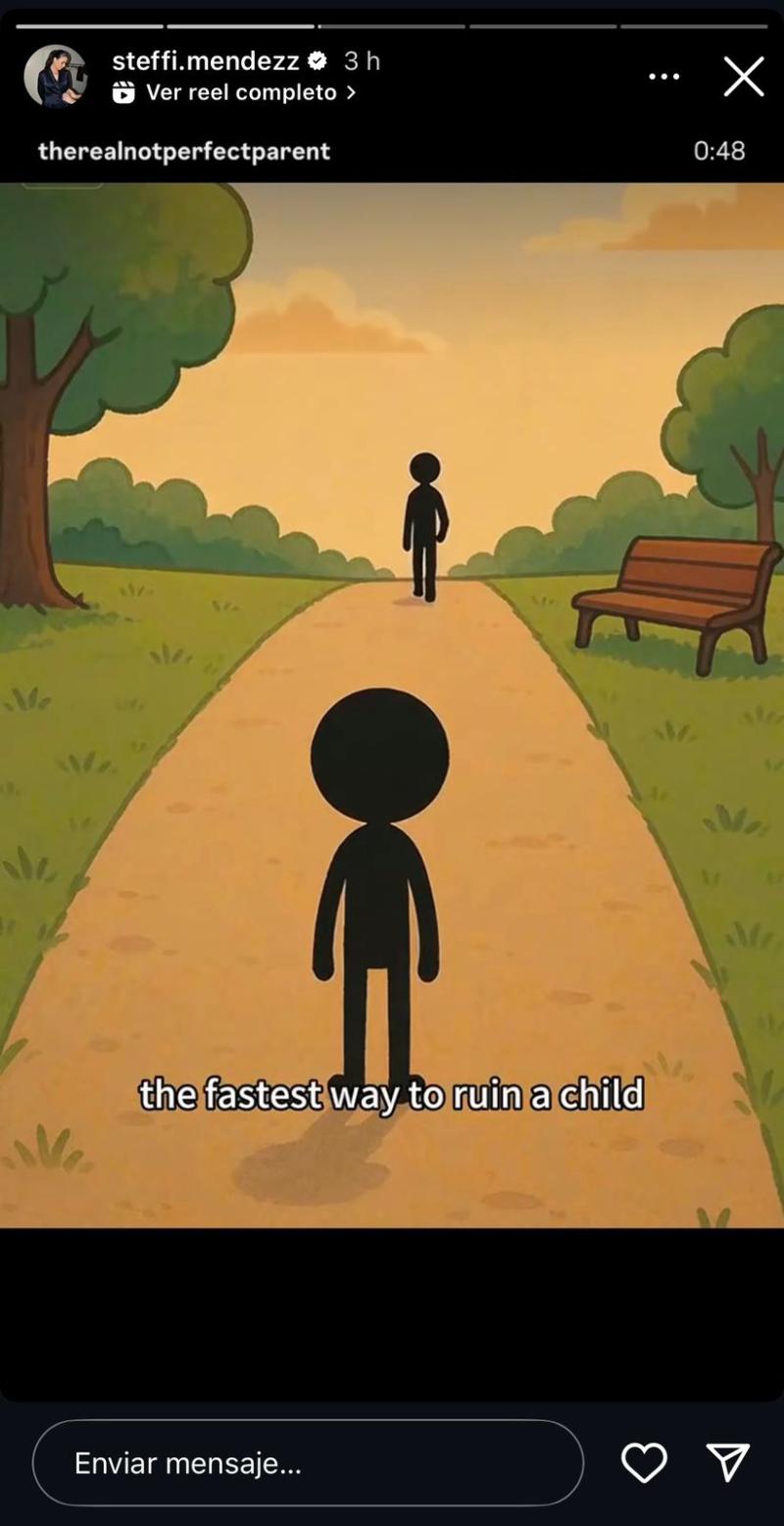 Historia de Steffi Méndez - Instagram