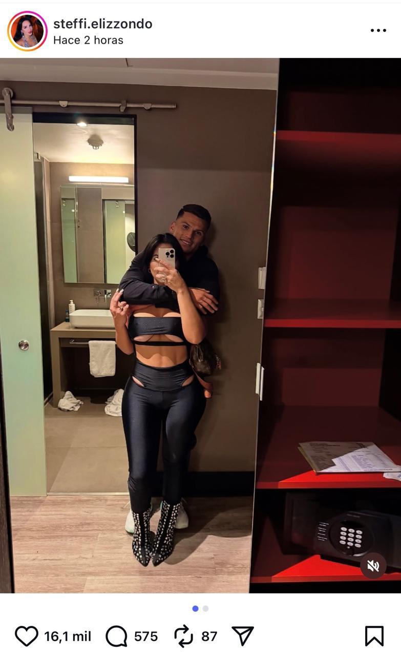 Lucas Cepeda y Steffi Elizzondo - Instagram