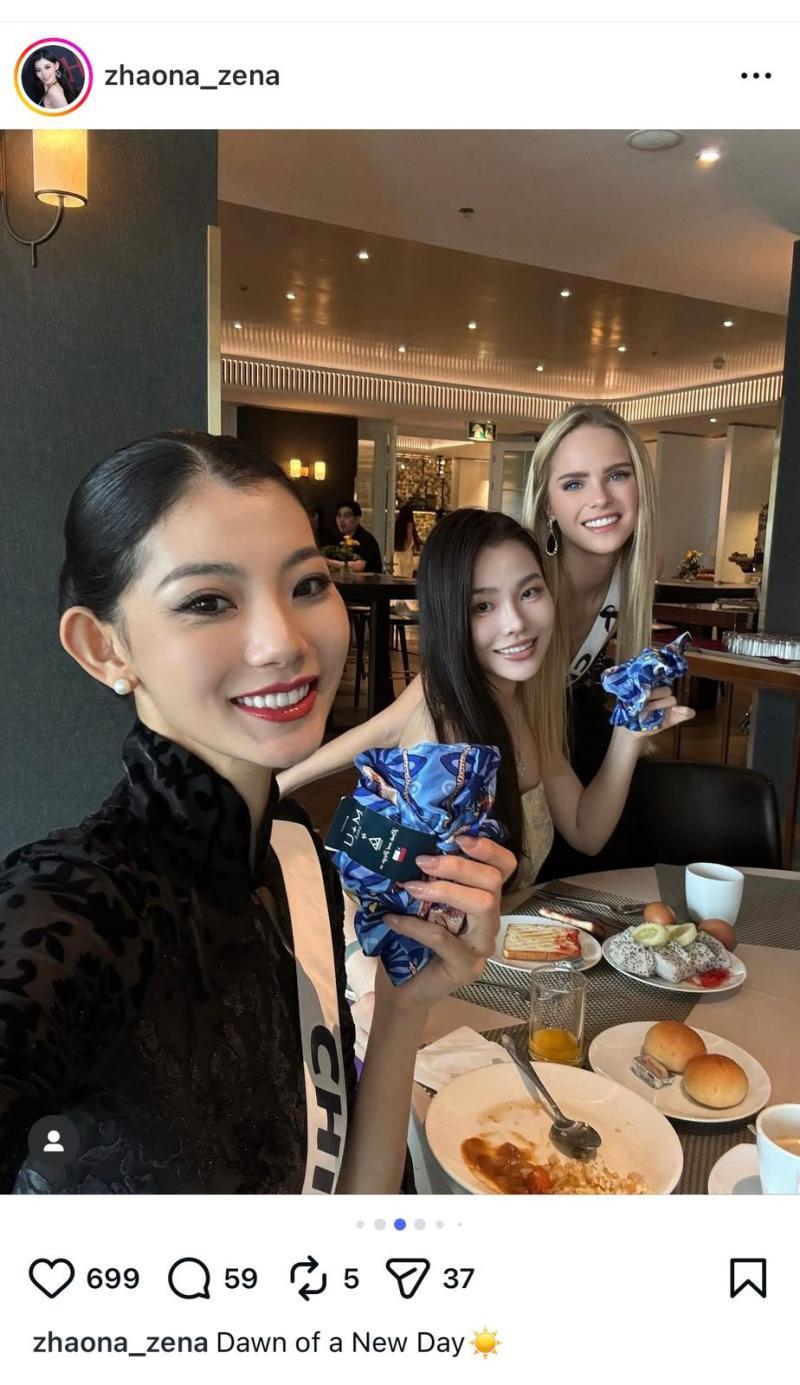 Regalo de Inna Moll a su compañeras del Miss Universo | Instagram