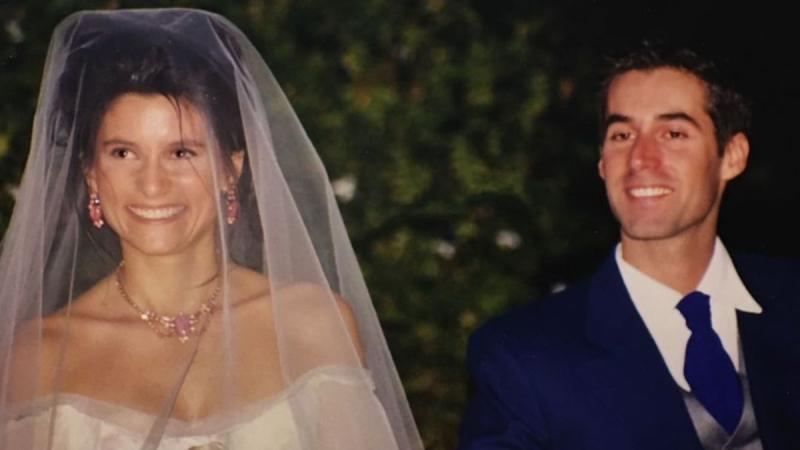 Carlos Díaz y Camila Videla en su matrimonio
