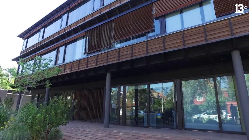Burgos Net Zero, el edificio sustentable en Las Condes. Créditos: 13C
