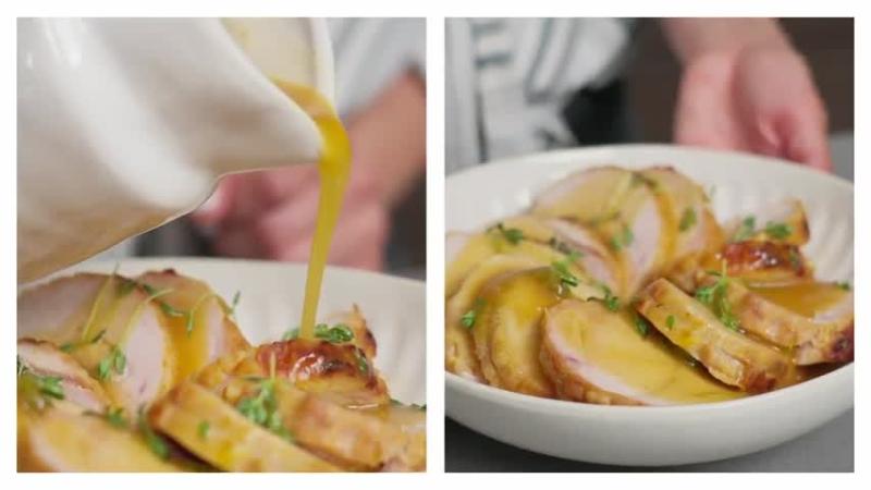 Receta de pechuga de pago deshuesada para Navidad. Créditos: 13C