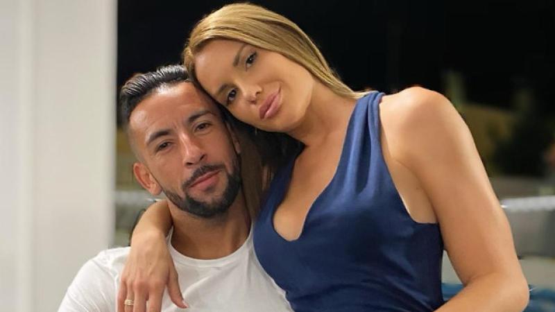 Gala Caldirola junto a Mauricio Isla - Créditos: Redes Sociales