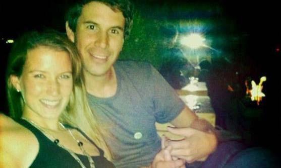 Gonzalo Feito con su expareja