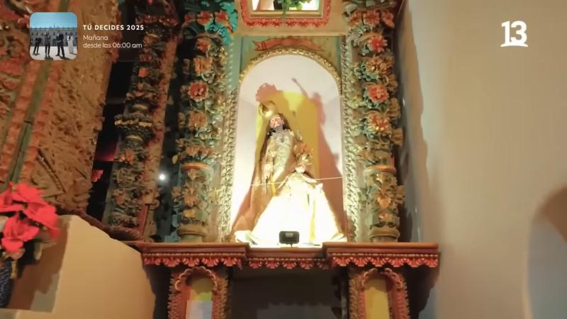 Iglesia de Huasquiña, Tarapacá. Créditos: Canal 13
