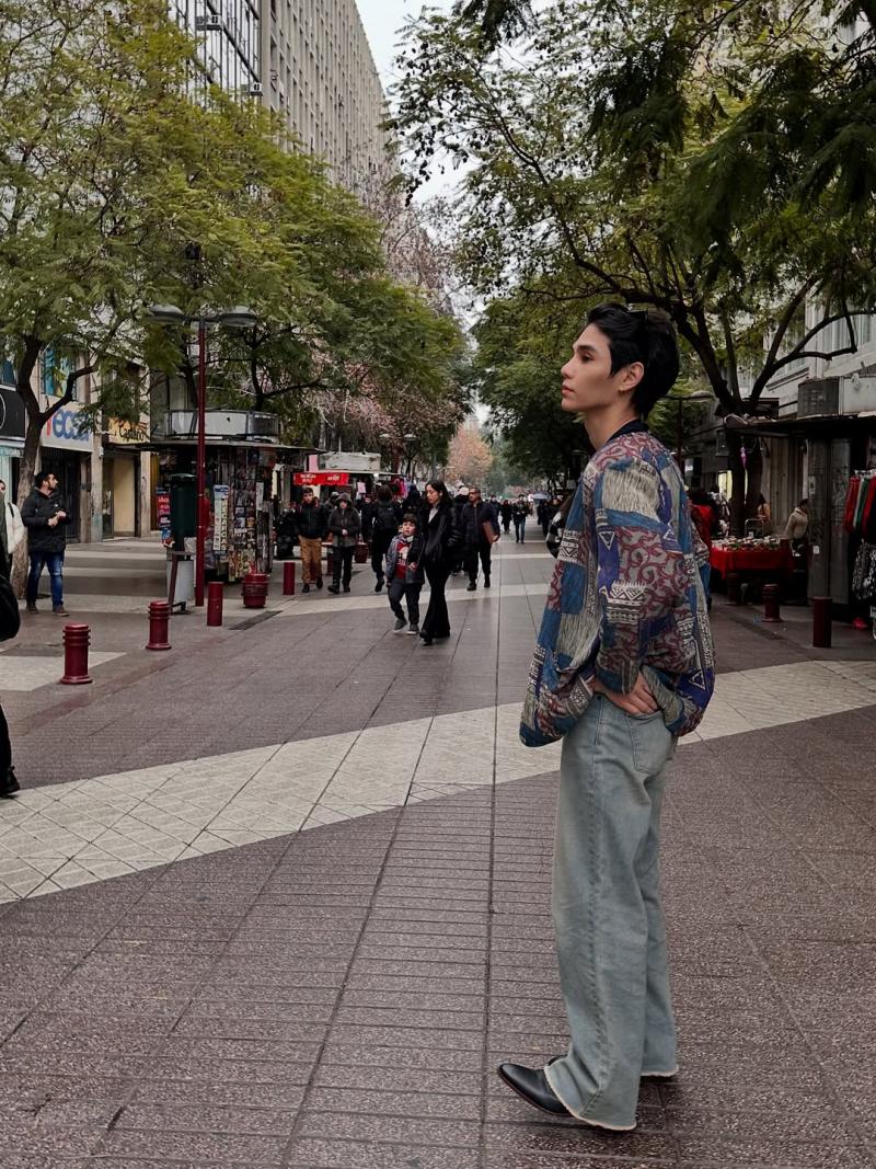 Jeff Satur compartió imágenes de su visita a Chile a mediados de 2025. Créditos: Instagram.