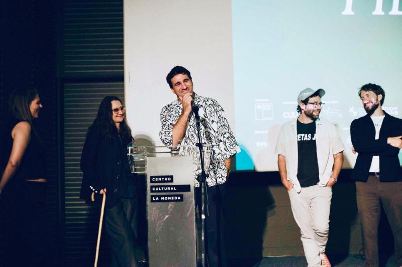 Foto: Lucrecia Martel en inauguración de FIDOCS 29. Crédito: Tom Chenette.