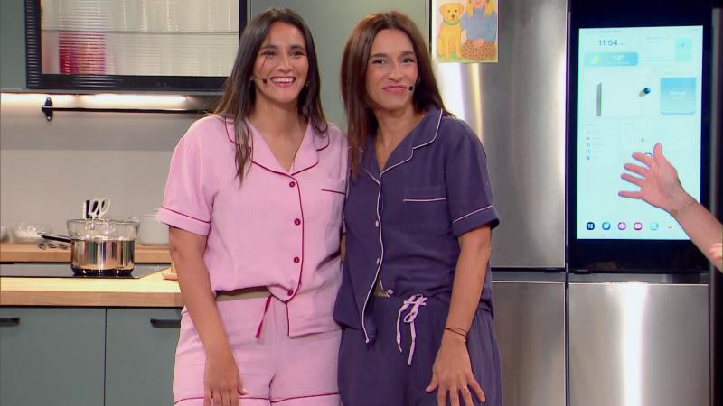 Romina y Lorena Capetillo en Despierta. Créditos: 13C