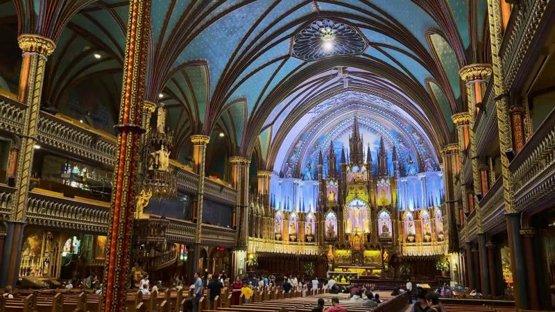 Basílica Catedral de Notre-Dame de Montreal. Créditos: 13C