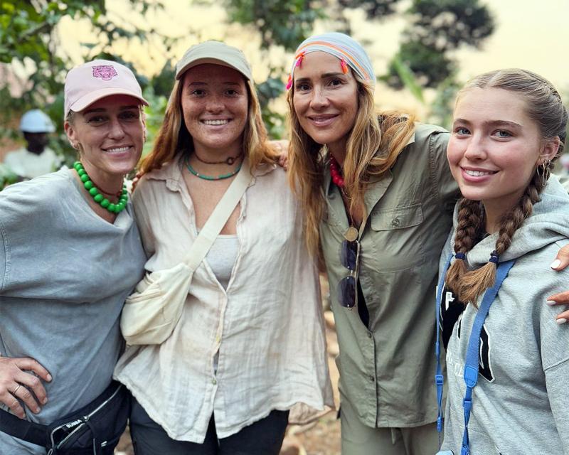Con "Proyecto Agua", Angélica Castro y Virginia Demaria (junto a sus hijas) nos mostraron la realidad del acceso al agua en África.
