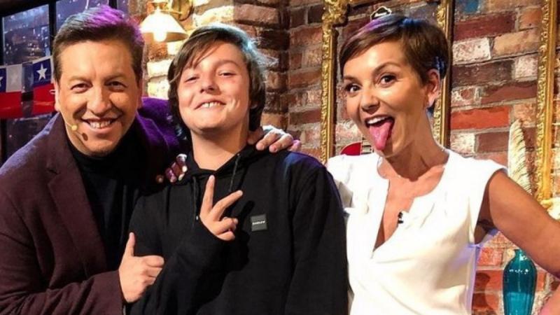 Fran García-Huidobro, Julio César Rodríguez y su hijo | Instagram