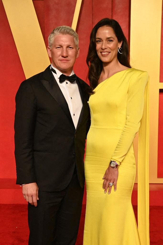Bastian Schweinsteiger y Ana Ivanovic/AFP