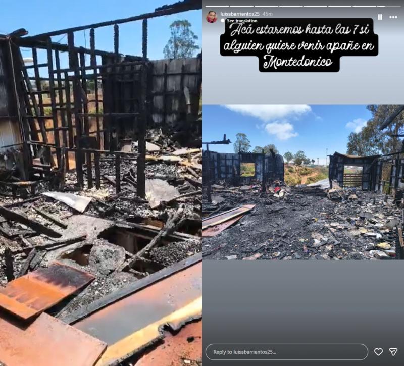 Familiar de actriz pierde su casa en un incendio | Instagram