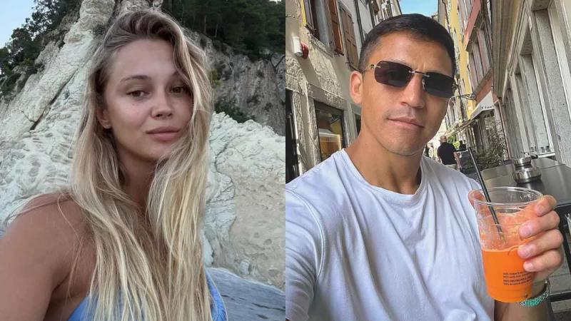 Alexandra Litvinova y Alexis Sánchez