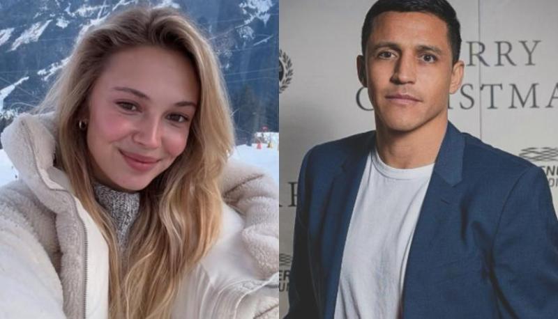 Alexandra Litvinova y Alexis Sánchez