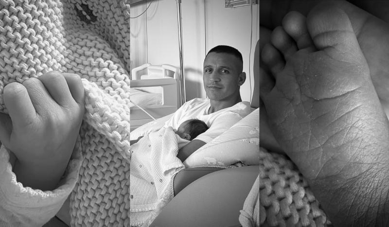 Alexis Sánchez y su hija Bella Sánchez | Instagram