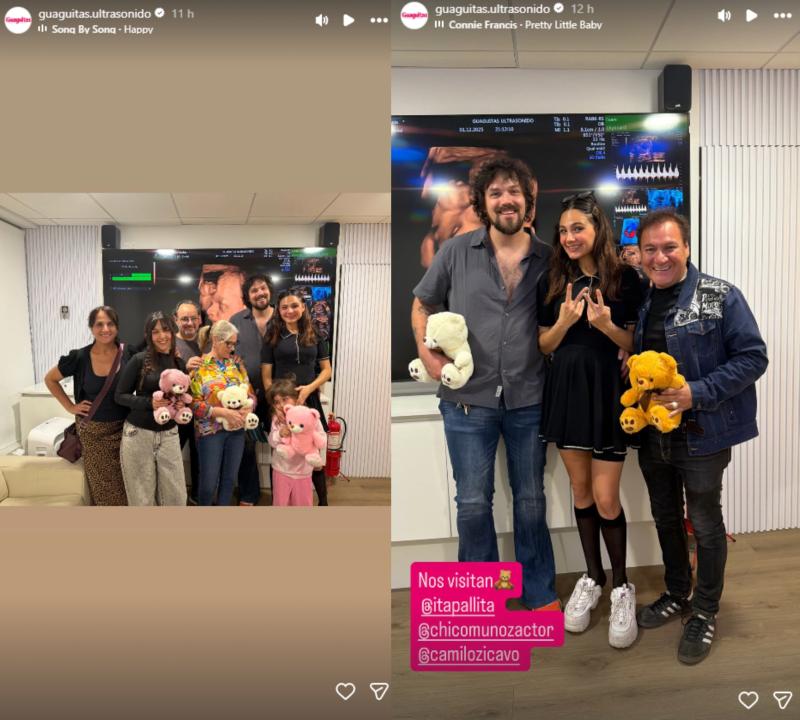 Camilo Zicavo | Daniela Pérez | Guaguitas Ultrasonido | Instagram