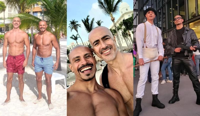 César Caillet y su pareja | Instagram