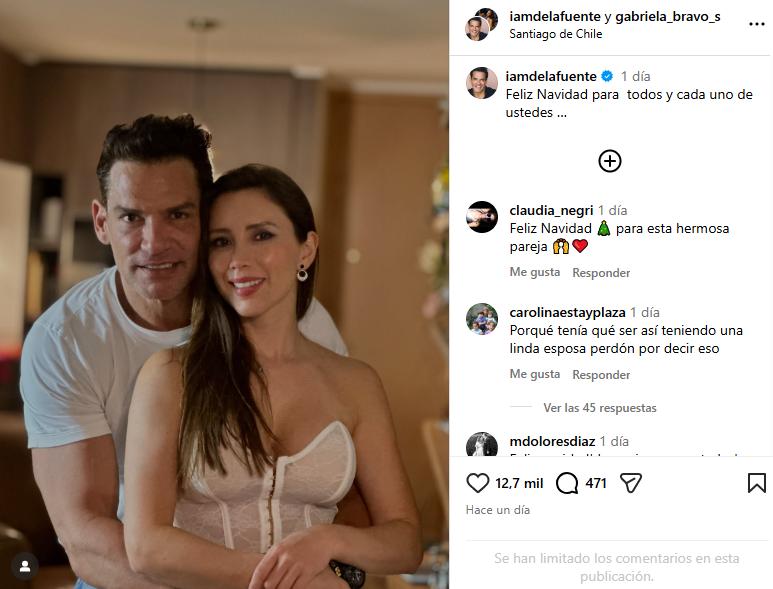 Cristián de la Fuente y Gabriela Bravo | Instagram