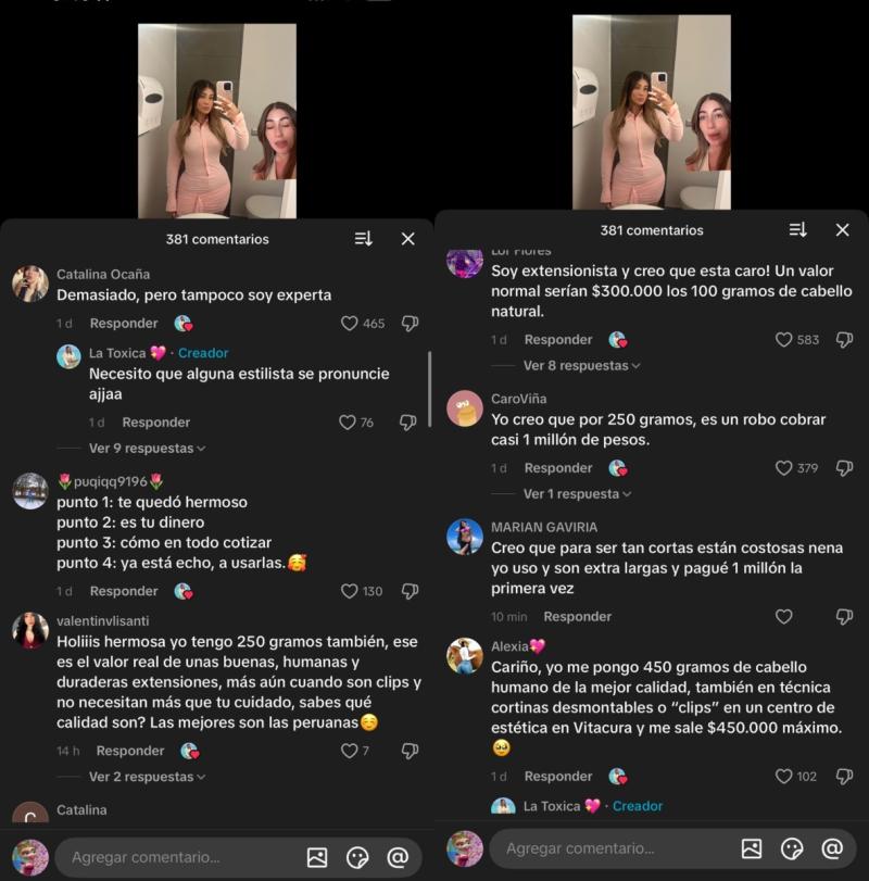 Influencer 'funa' a peluquería por trabajo realizado en su pelo | Instagram